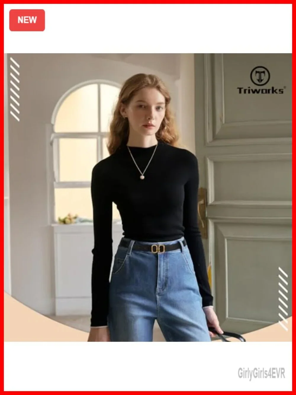 Reversible Women's Belt with Gold Buckle - Faux Leather
